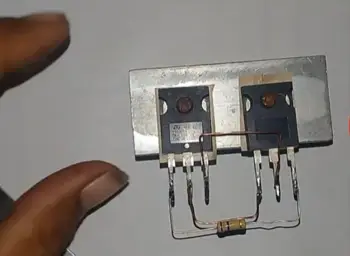 Skema ampli mini 2 transistor