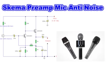 skema preamp mic anti noise